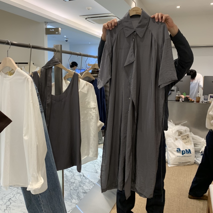 SELF SERVICE韓國代購女士新款推薦職業人氣連衣裙含腰繩SELF SERVICE連衣裙圖色2