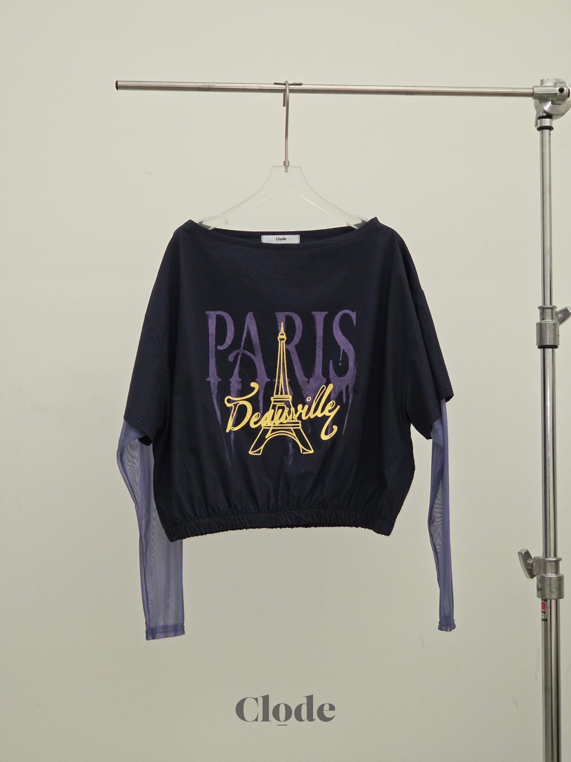 CLODE韓國東大門代購女士新款推薦熱賣休閑長袖T恤假兩件CLODE長袖T恤圖色3