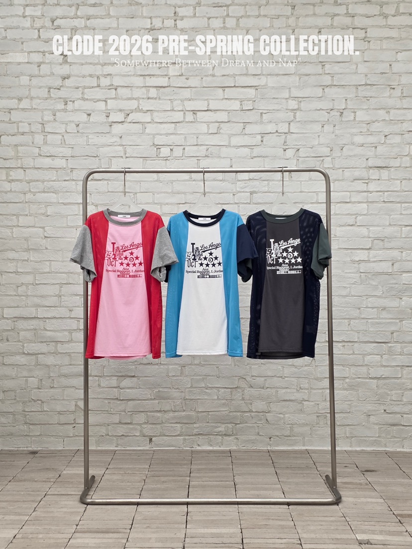 CLODE韓國代購女裝新品熱賣推薦時尚休閑人氣職業26春夏T恤CLODET恤