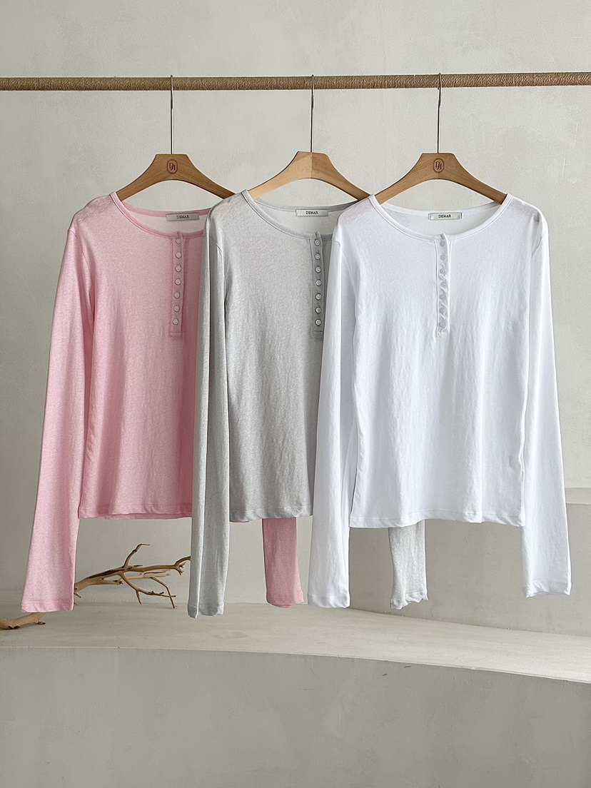 DEMAR韓國代購女裝新品職業休閑長袖T恤不含腰包不含內搭DEMAR長袖T恤