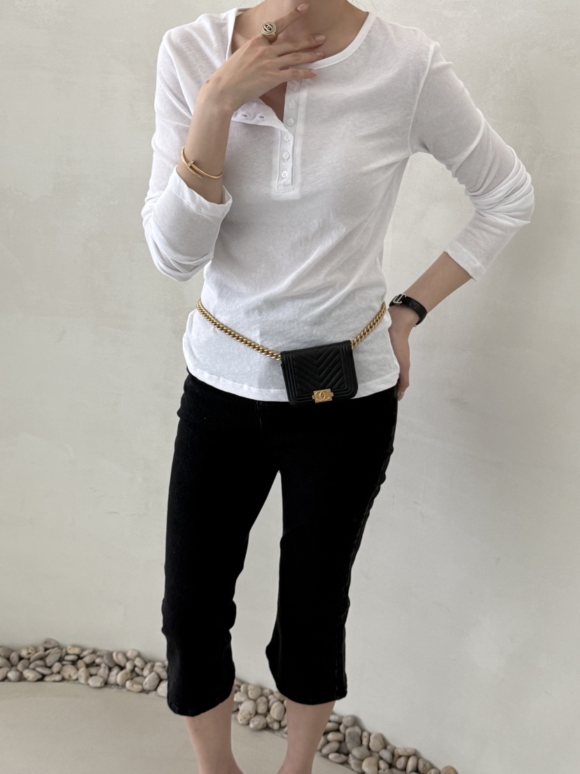 DEMAR韓國代購女裝新品職業休閑長袖T恤不含腰包不含內搭DEMAR長袖T恤