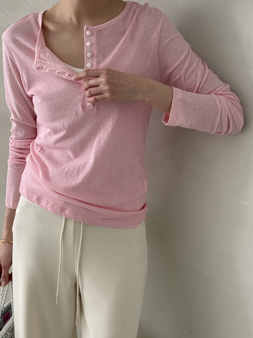 DEMAR韓國代購女裝新品職業休閑長袖T恤不含腰包不含內搭DEMAR長袖T恤