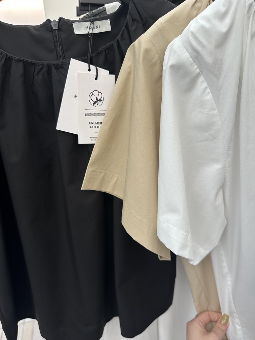 MOANI韓國東大門直郵女士新品推薦職業休閑襯衫蕾絲衫褶皺MOANI襯衫/蕾絲衫