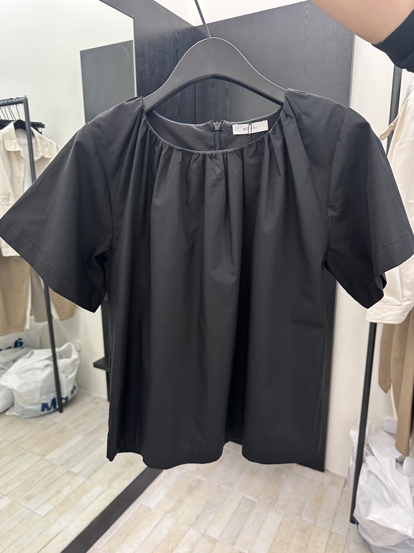 MOANI韓國東大門直郵女士新品推薦職業休閑襯衫蕾絲衫褶皺MOANI襯衫/蕾絲衫圖色3