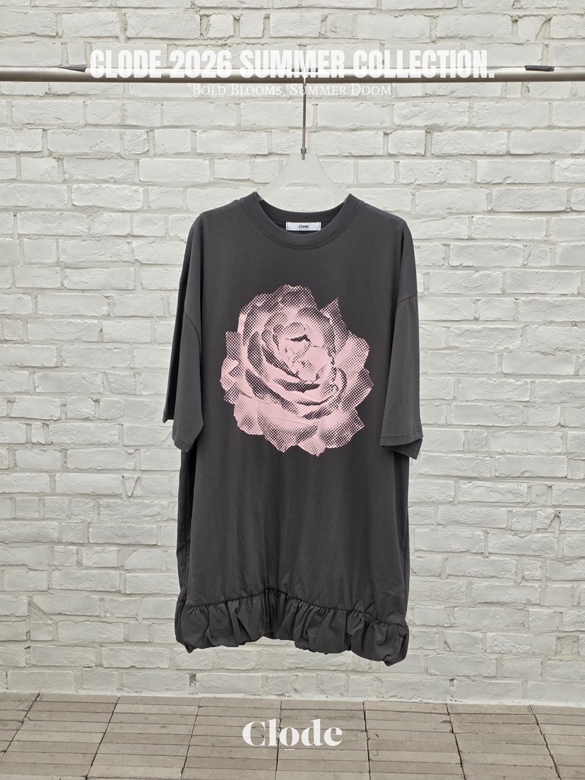 CLODE韓國直郵實拍女裝新款推薦26春夏人氣熱賣職業時尚T恤CLODET恤圖色1