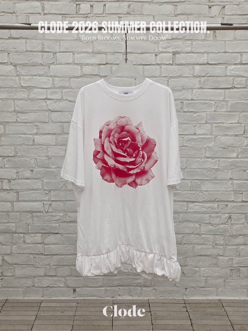 CLODE韓國直郵實拍女裝新款推薦26春夏人氣熱賣職業時尚T恤CLODET恤圖色2