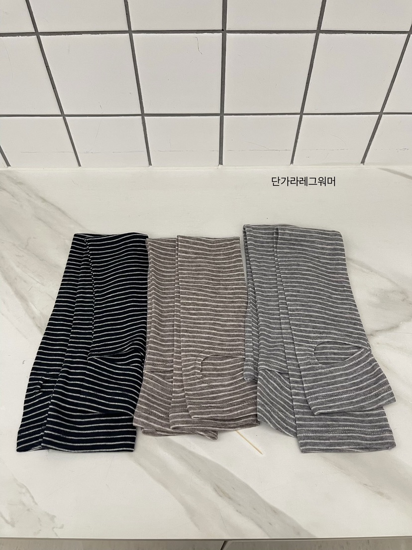 ATMOSPHERE韓國東大門代購女裝新款休閑人氣時尚手套條紋ATMOSPHERE/BLING手套