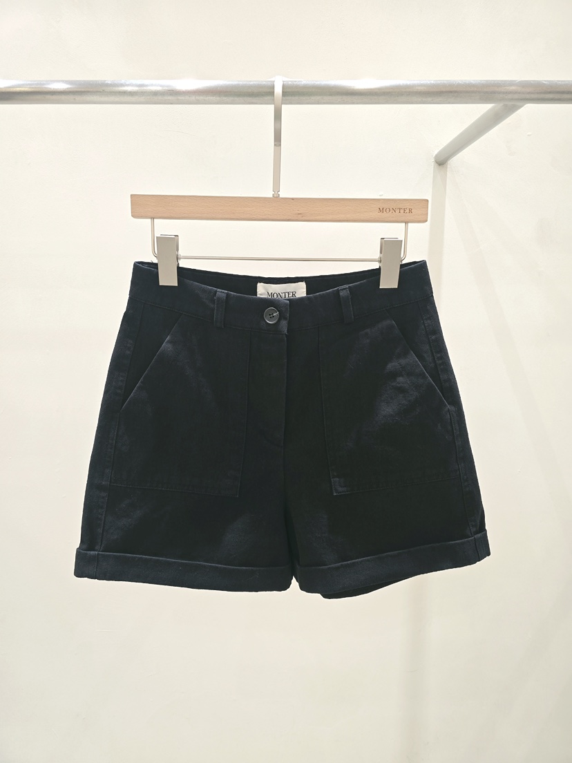MONTER韓國直郵女裝新款26春夏時尚熱賣推薦職業休閑短褲MONTER短褲圖色2