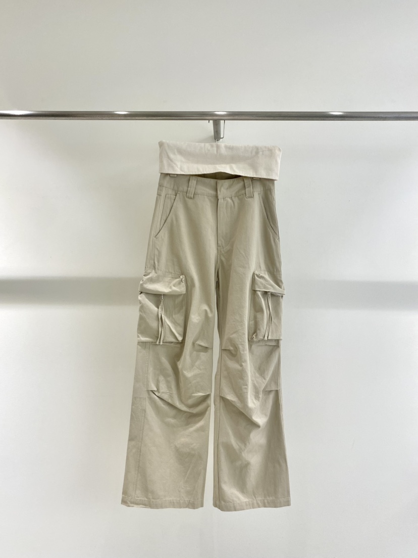 1968韓國東大門直郵女士新款時尚熱賣休閑褲工裝褲口袋拉鏈1968/YEOUYA休閑褲圖色2