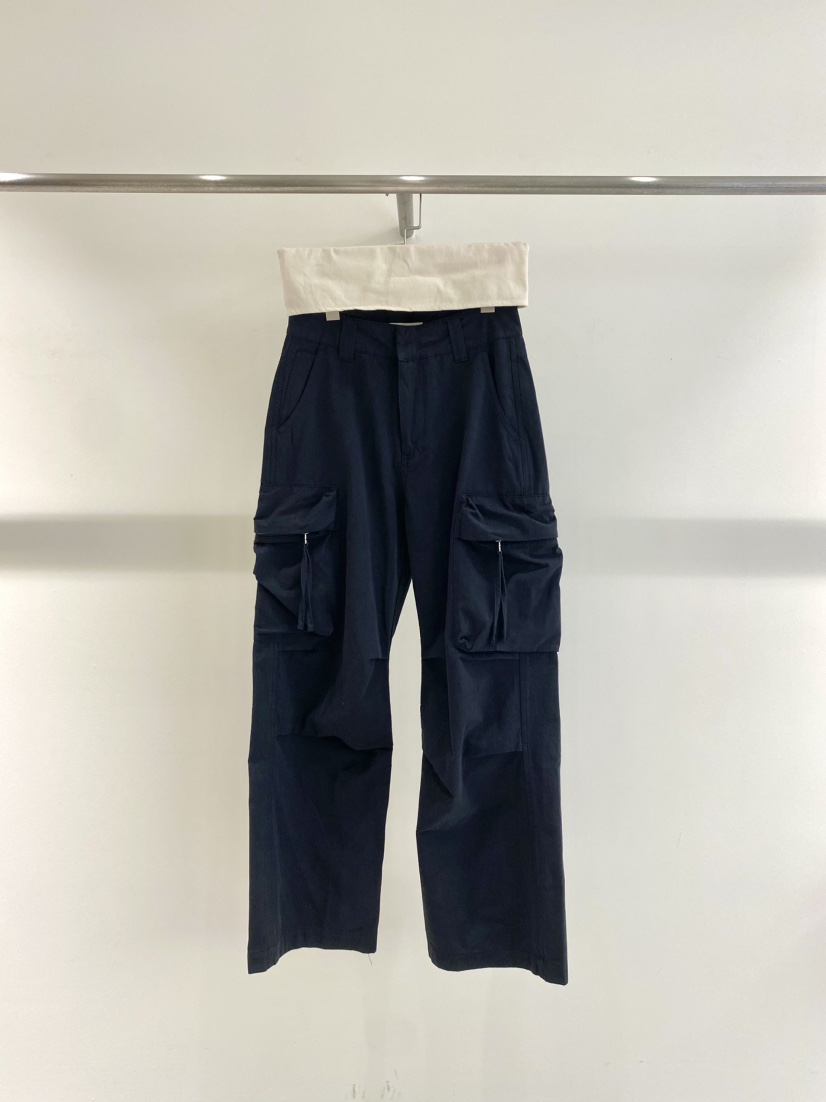 1968韓國東大門直郵女士新款時尚熱賣休閑褲工裝褲口袋拉鏈1968/YEOUYA休閑褲圖色3