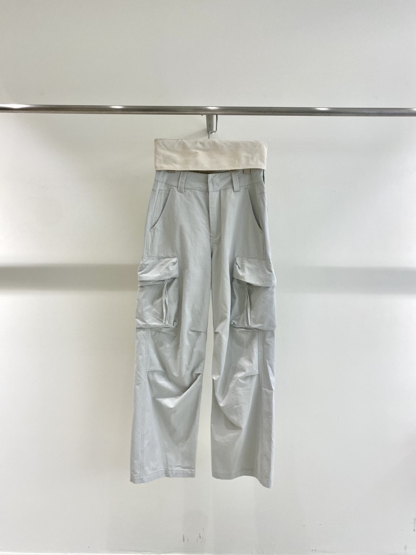 1968韓國東大門直郵女士新款時尚熱賣休閑褲工裝褲口袋拉鏈1968/YEOUYA休閑褲圖色4