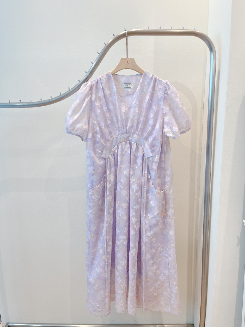 OVE韓國直郵女士新款人氣時尚推薦熱賣職業26春夏休閑連衣裙OVE連衣裙圖色1