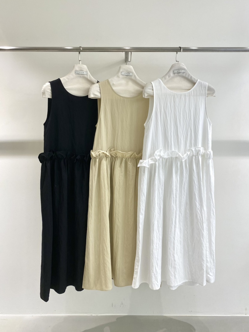 1968韓國代購女裝新品26春夏職業人氣時尚休閑連衣裙荷葉邊1968/YEOUYA連衣裙