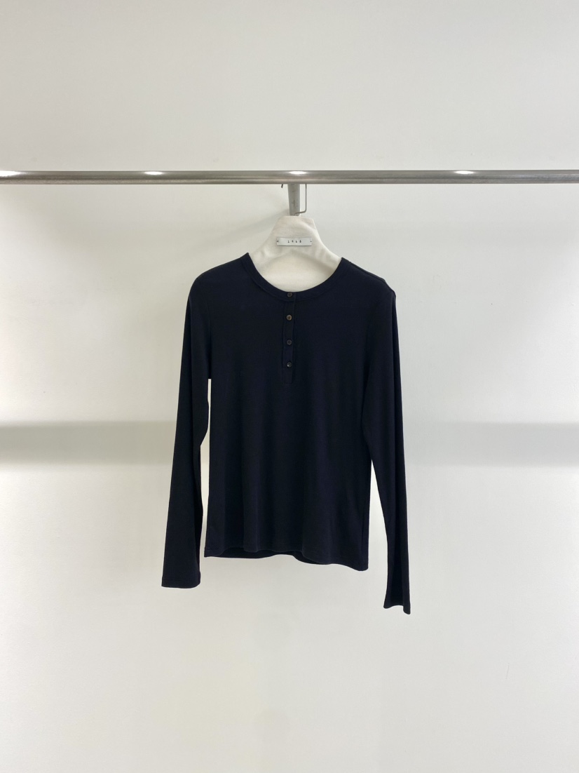 1968韓國直郵女士新品人氣26春夏推薦休閑長袖T恤圓領開襟1968/YEOUYA長袖T恤圖色3