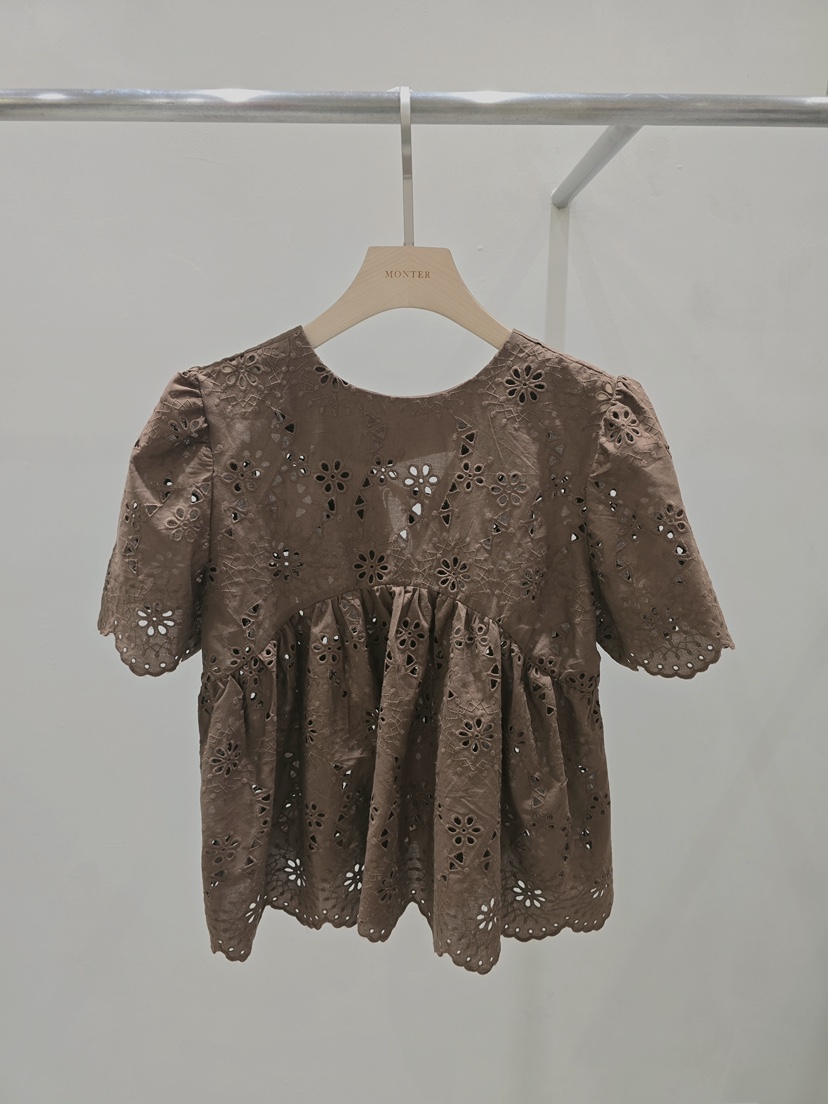 MONTER韓國代購女裝新款人氣休閑熱賣推薦時尚襯衫蕾絲衫MONTER襯衫/蕾絲衫
