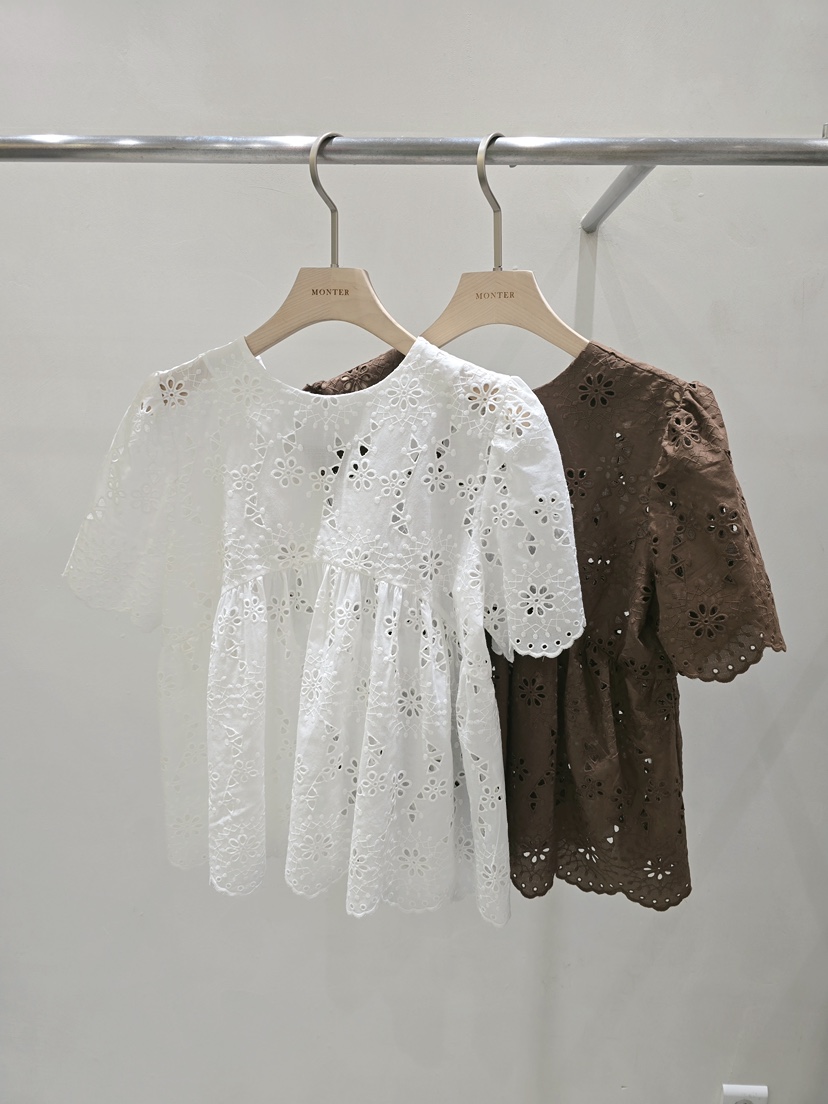 MONTER韓國代購女裝新款人氣休閑熱賣推薦時尚襯衫蕾絲衫MONTER襯衫/蕾絲衫