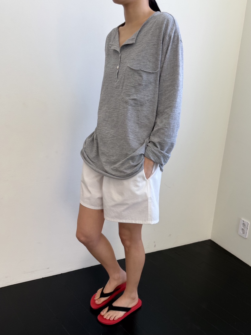 REGULARLY/PLACOR韓國直郵女裝新款人氣休閑長袖T恤寬松REGULARLY/PLACOR長袖T恤