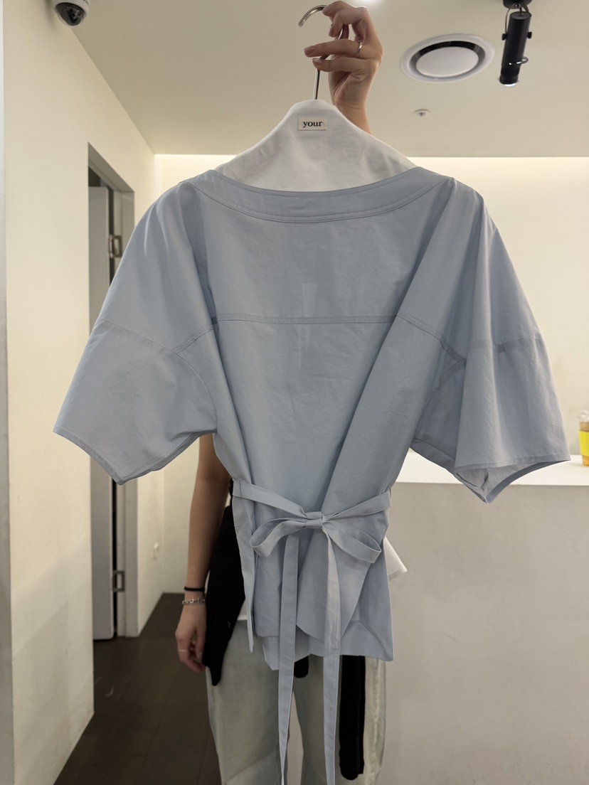 YOUR-P韓國東大門直郵女士新品26春夏時尚人氣襯衫蕾絲衫YOUR-P襯衫/蕾絲衫圖色3