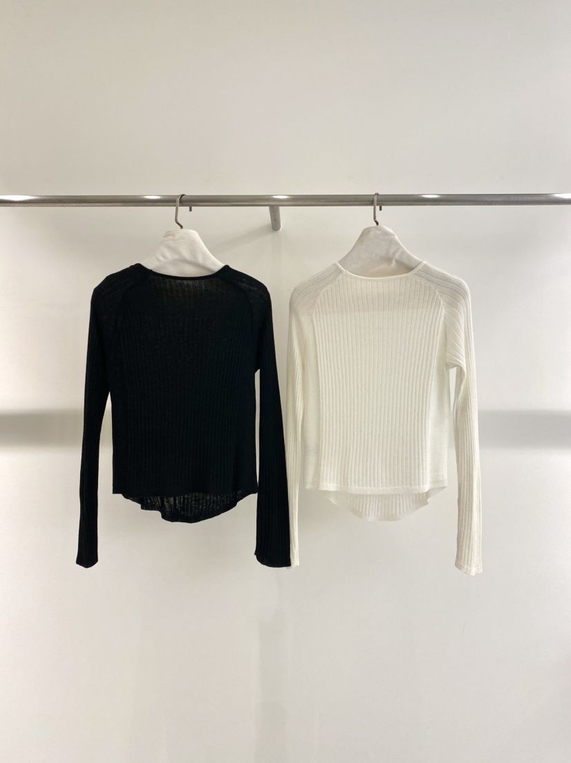 1968韓國東大門代購女裝新款熱賣26春夏人氣時尚長袖T恤羅紋1968/YEOUYA長袖T恤