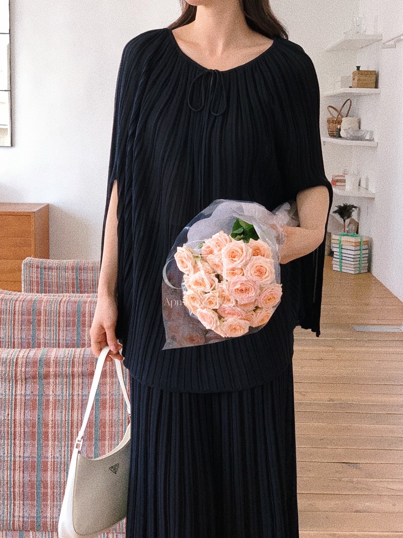 OVE韓國東大門直郵女裝新款職業人氣26春夏推薦套裝套裝褶裥OVE套裝