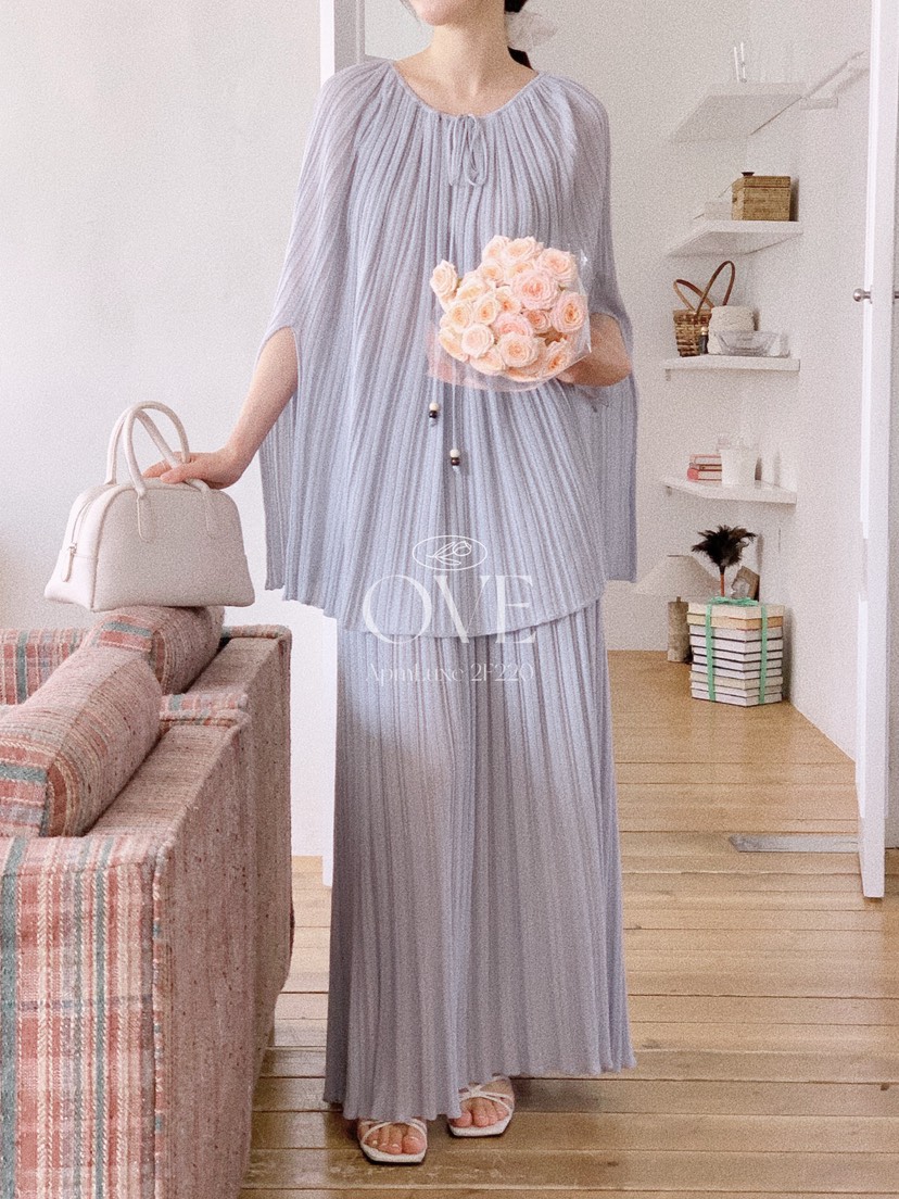 OVE韓國東大門直郵女裝新款職業人氣26春夏推薦套裝套裝褶裥OVE套裝