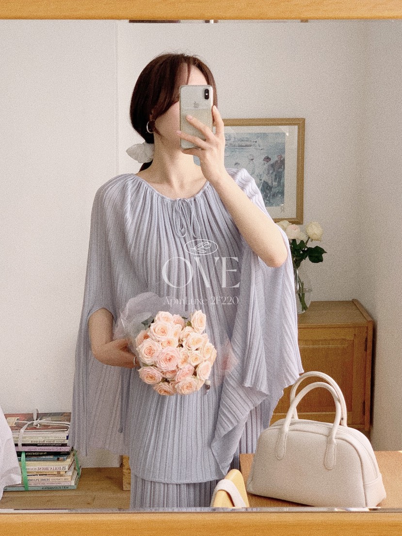 OVE韓國東大門直郵女裝新款職業人氣26春夏推薦套裝套裝褶裥OVE套裝