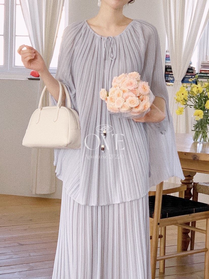 OVE韓國東大門直郵女裝新款職業人氣26春夏推薦套裝套裝褶裥OVE套裝