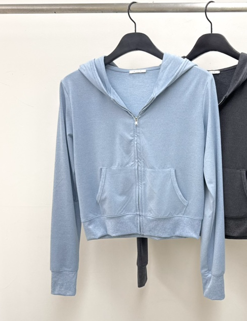 RIVER韓國代購女士新款時尚休閑26春夏職業人氣熱賣夾克拉鏈WATER/RIVER夾克圖色2