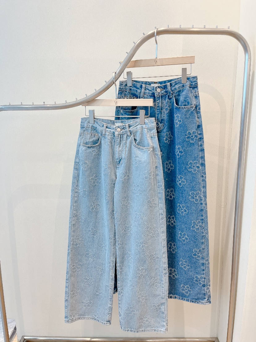 OVE韓國東大門直郵女士新品休閑熱賣人氣推薦時尚職業牛仔褲OVE牛仔褲