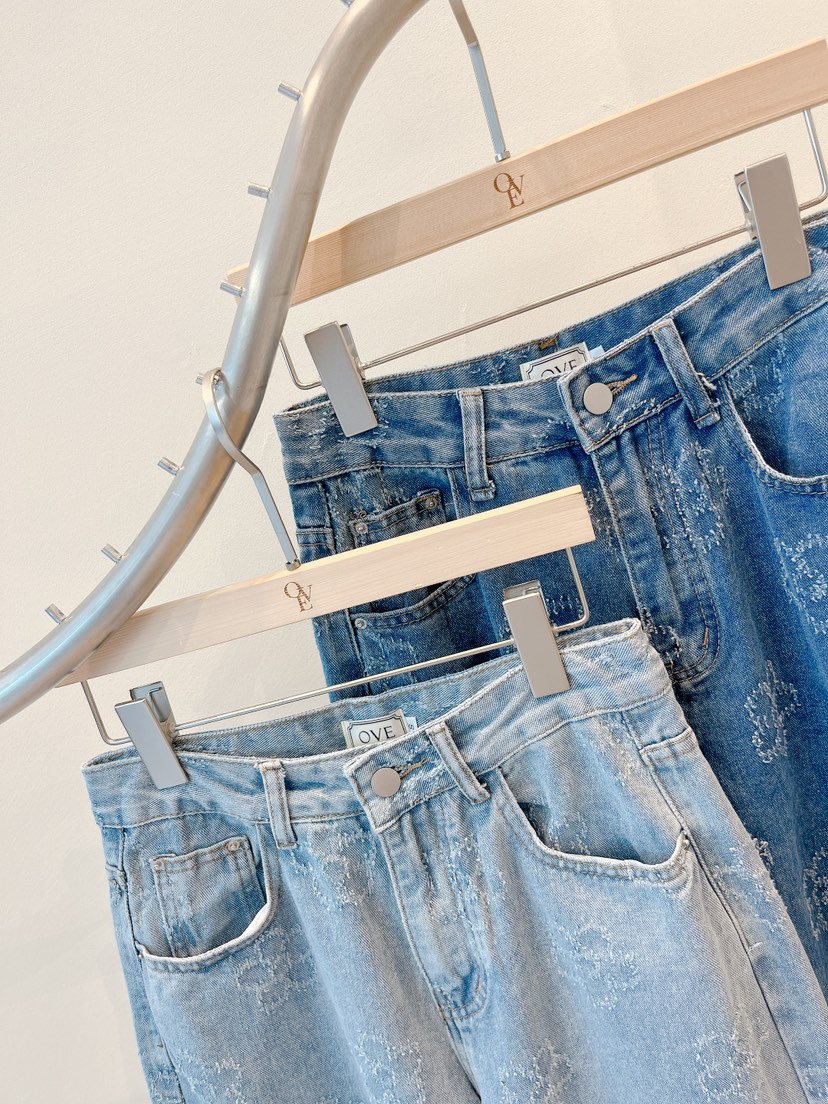 OVE韓國東大門直郵女士新品休閑熱賣人氣推薦時尚職業牛仔褲OVE牛仔褲