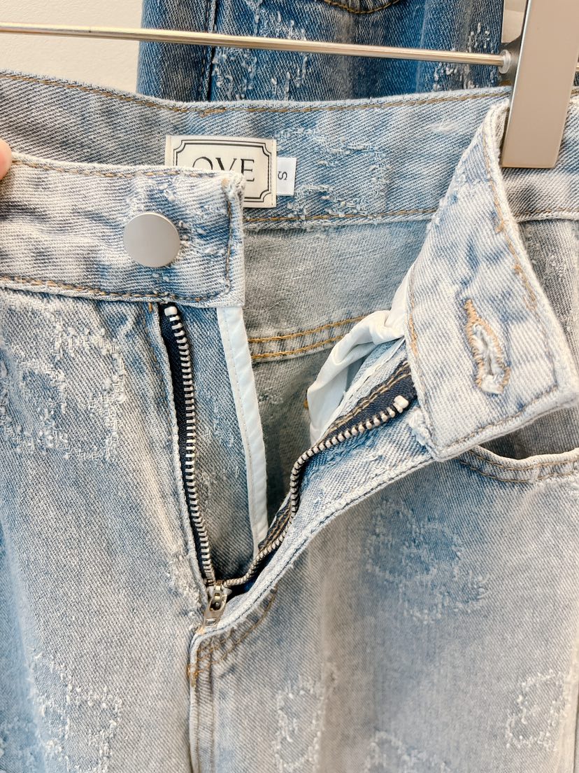 OVE韓國東大門直郵女士新品休閑熱賣人氣推薦時尚職業牛仔褲OVE牛仔褲