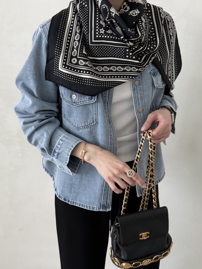 DEMAR韓國直郵實拍女裝新品休閑推薦26春夏職業圍巾披肩圍巾DEMAR圍巾/披肩圖色2