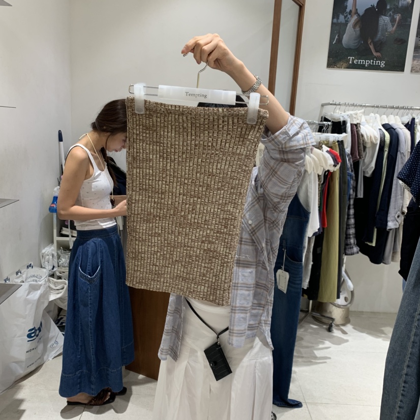 TEMPTING韓國直郵女裝新款休閑推薦時尚人氣吊帶背心羅紋TEMPTING吊帶/背心圖色2