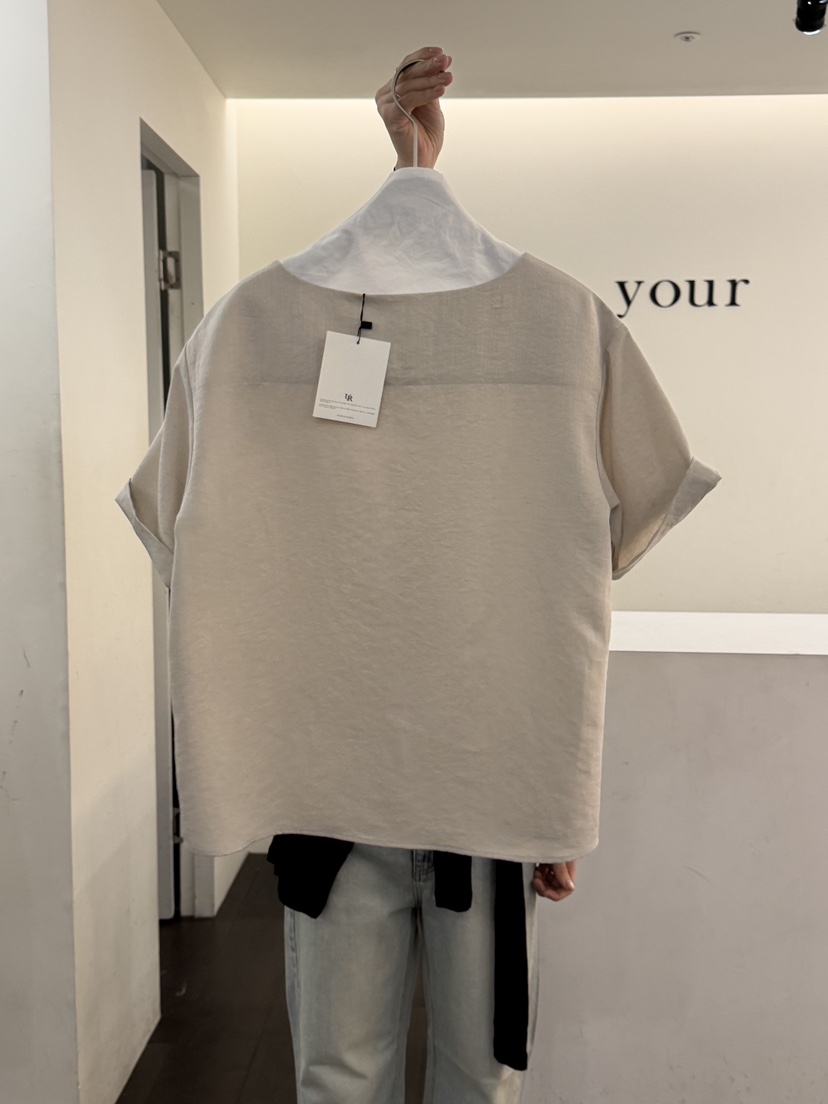 YOUR-P韓國代購女士新款推薦熱賣26春夏休閑人氣襯衫蕾絲衫YOUR-P襯衫/蕾絲衫