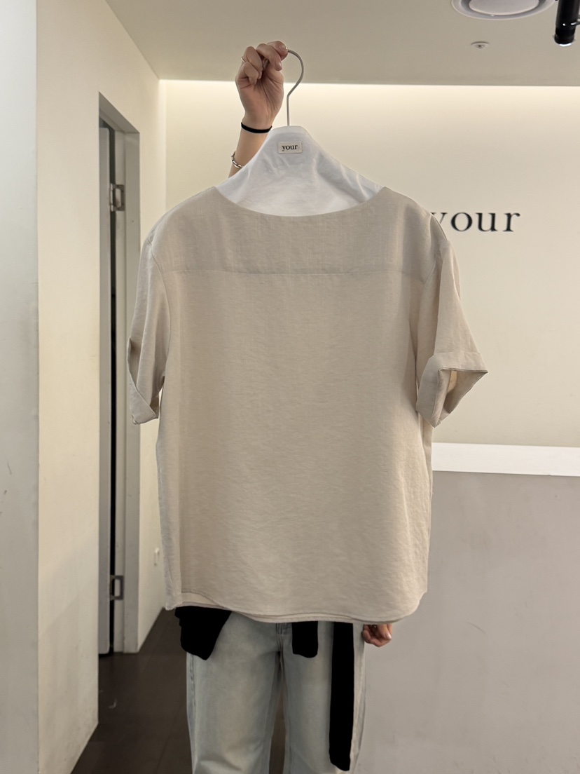 YOUR-P韓國代購女士新款推薦熱賣26春夏休閑人氣襯衫蕾絲衫YOUR-P襯衫/蕾絲衫圖色1