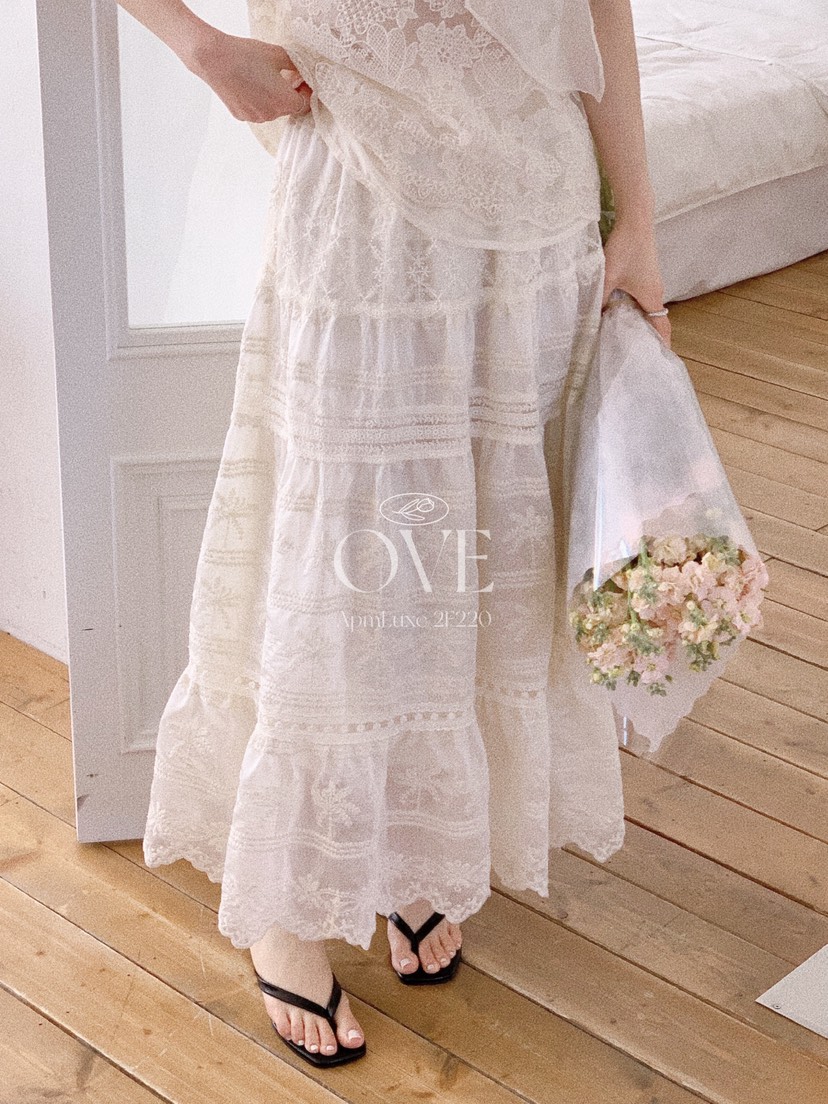 OVE韓國代購女裝新款職業推薦時尚人氣26春夏休閑熱賣長裙OVE長裙