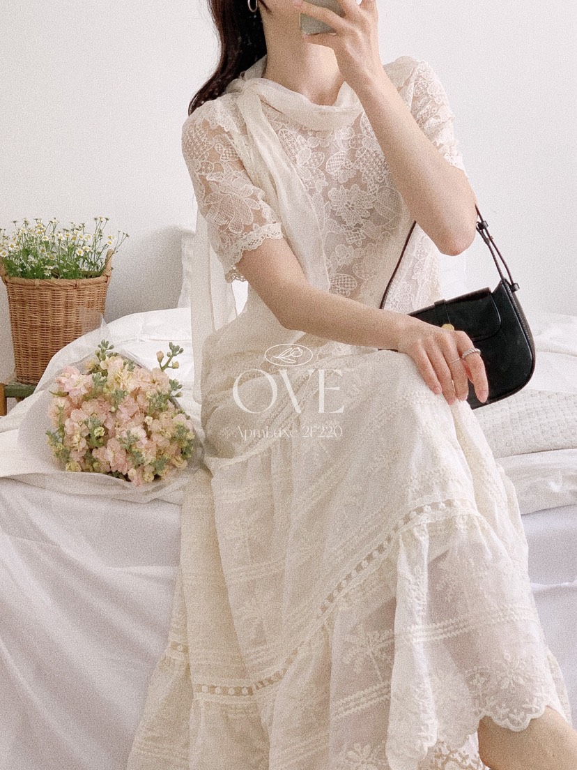 OVE韓國代購女裝新款職業推薦時尚人氣26春夏休閑熱賣長裙OVE長裙