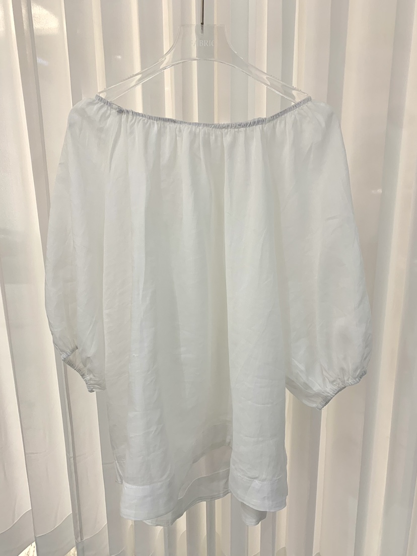 FABRIC韓國東大門直郵女士新品休閑時尚襯衫蕾絲衫亞麻開衩FABRIC襯衫/蕾絲衫圖色1