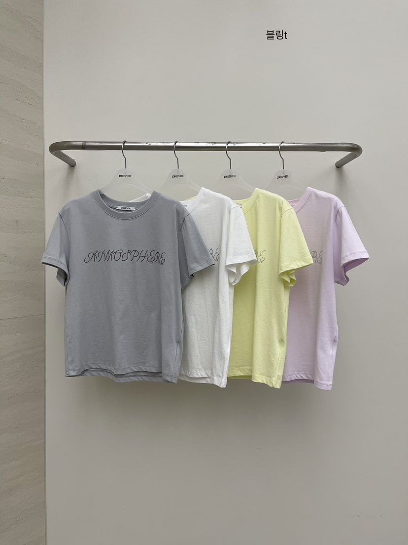 ATMOSPHERE韓國直郵實拍女裝新款人氣時尚熱賣推薦休閑T恤ATMOSPHERE/BLINGT恤
