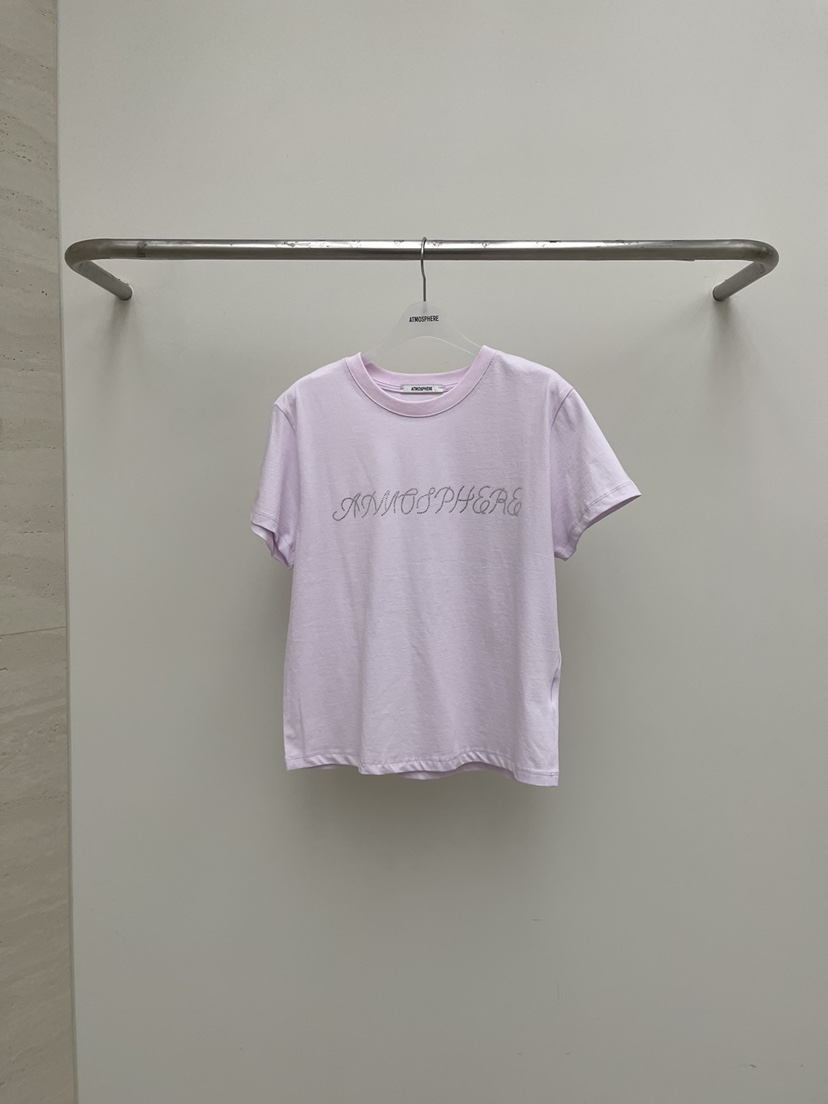 ATMOSPHERE韓國直郵實拍女裝新款人氣時尚熱賣推薦休閑T恤ATMOSPHERE/BLINGT恤圖色2