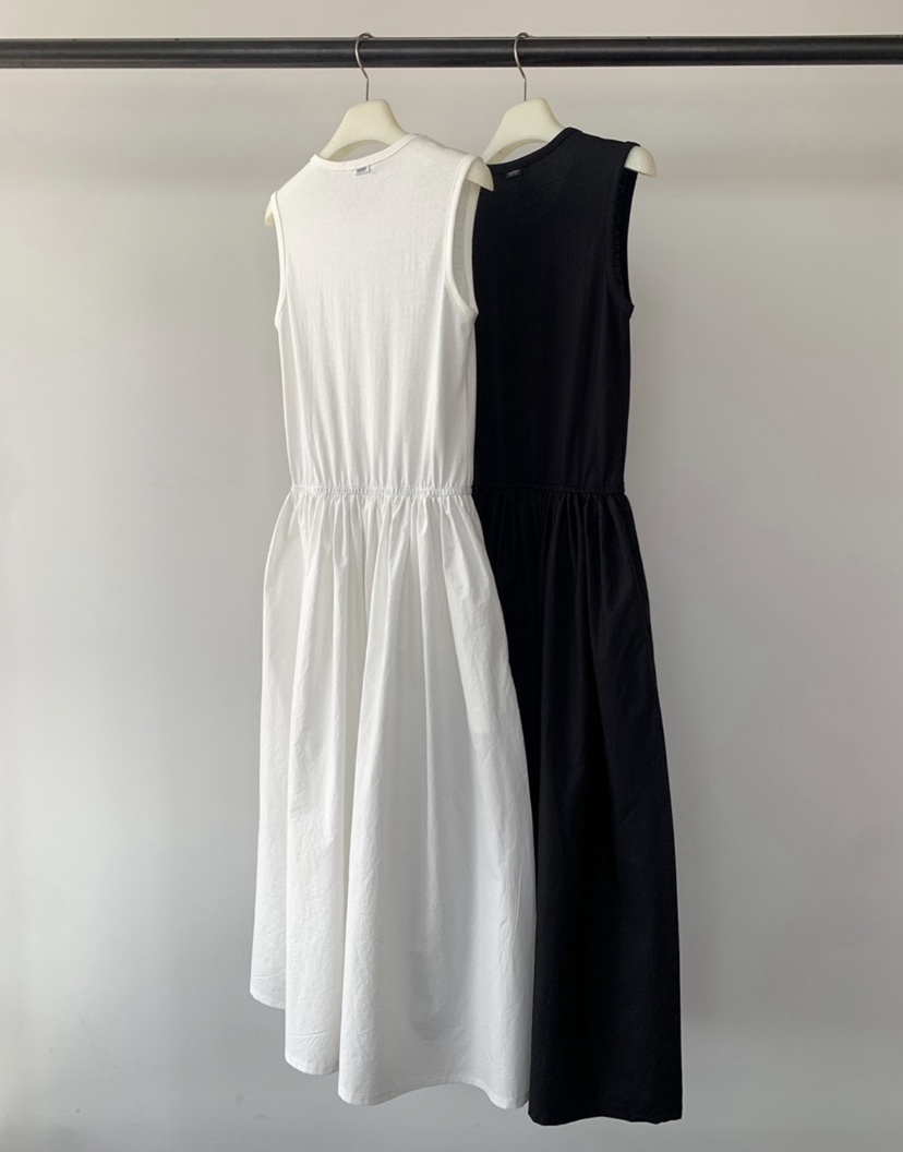 UNDERSON韓國東大門代購女士新品26春夏時尚職業連衣裙長款UNDERSON連衣裙