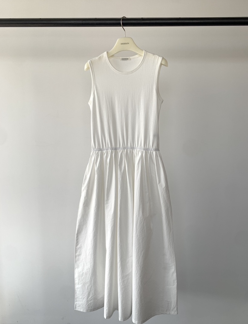 UNDERSON韓國東大門代購女士新品26春夏時尚職業連衣裙長款UNDERSON連衣裙圖色1
