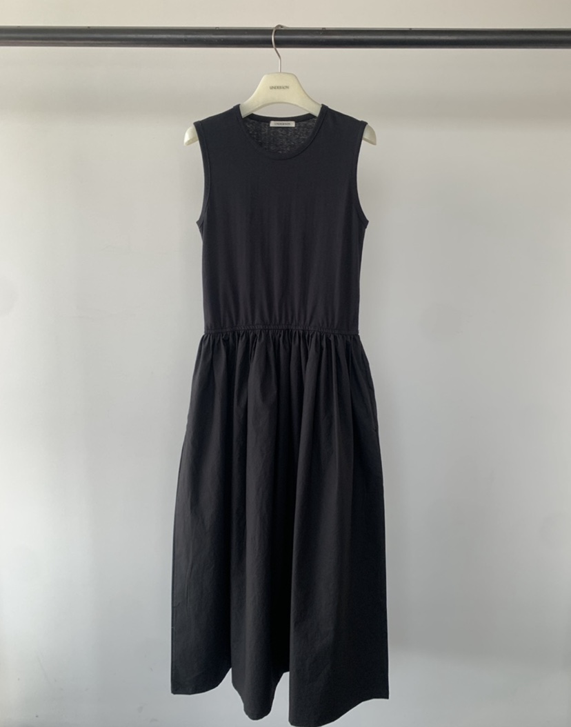 UNDERSON韓國東大門代購女士新品26春夏時尚職業連衣裙長款UNDERSON連衣裙圖色2