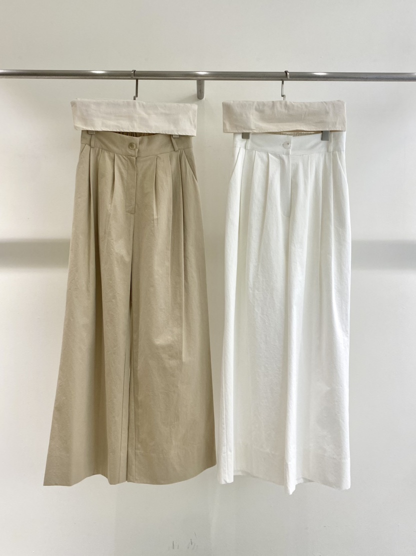 1968韓國代購女士新品職業熱賣推薦休閑26春夏休閑褲褶裥1968/YEOUYA休閑褲