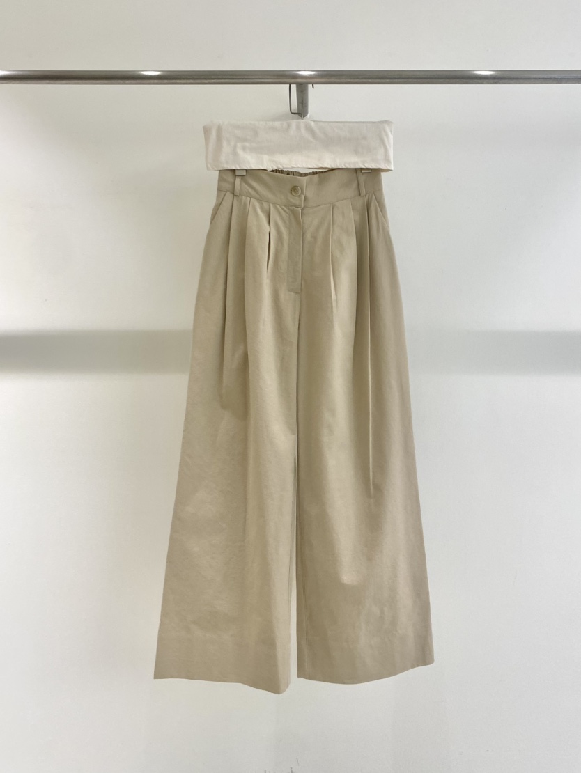 1968韓國代購女士新品職業熱賣推薦休閑26春夏休閑褲褶裥1968/YEOUYA休閑褲圖色2