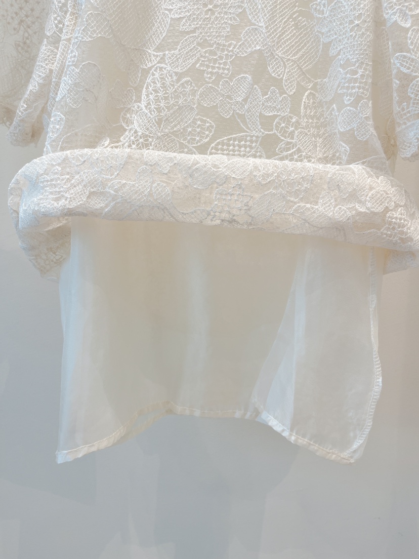 OVE韓國直郵實拍女裝新款26春夏熱賣休閑襯衫蕾絲衫含圍巾OVE襯衫/蕾絲衫