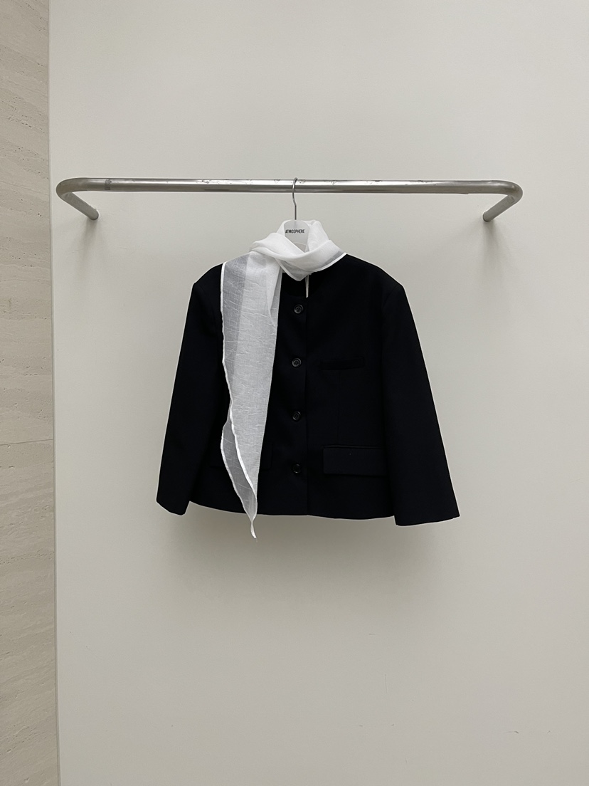 ATMOSPHERE韓國直郵女士新品職業休閑熱賣夾克不含絲巾圍巾ATMOSPHERE/BLING夾克圖色2