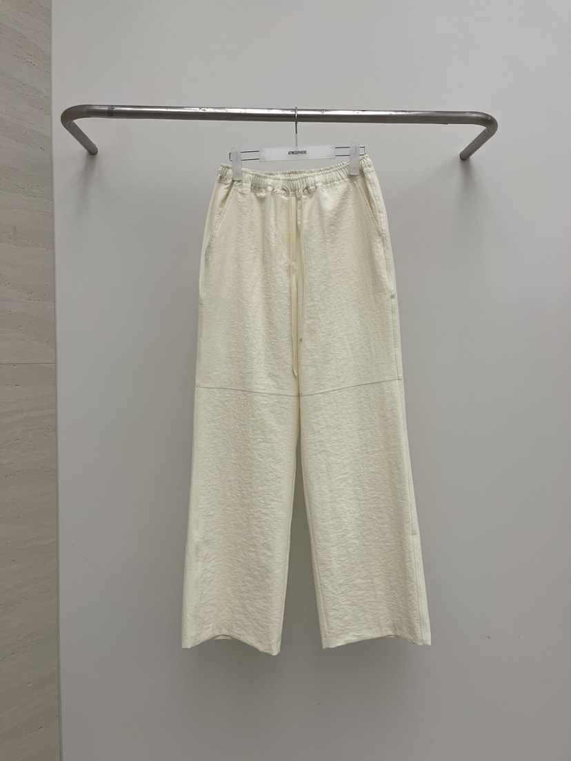 ATMOSPHERE韓國東大門直郵女士新款時尚人氣熱賣休閑褲亞麻ATMOSPHERE/BLING休閑褲圖色2