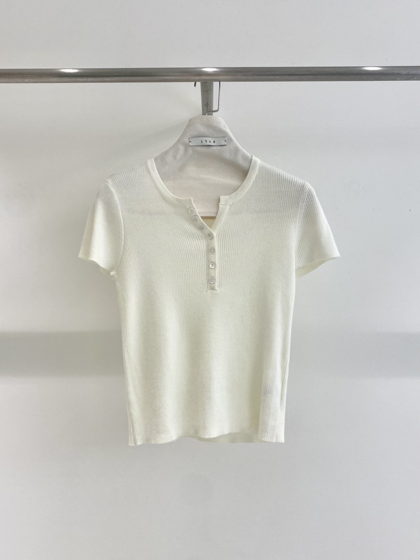 1968韓國東大門直郵女士新品26春夏休閑時尚職業推薦T恤開襟1968/YEOUYAT恤圖色1