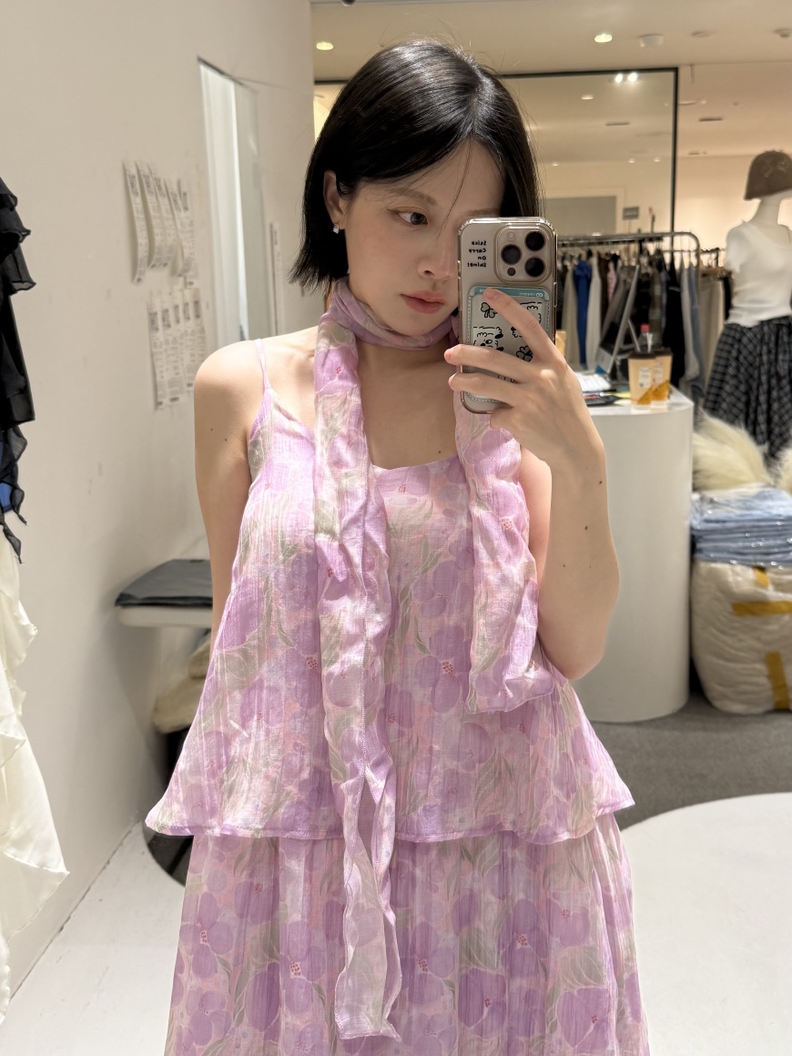 FABRIC韓國東大門直郵女士新款熱賣休閑26春夏時尚連衣裙FABRIC連衣裙